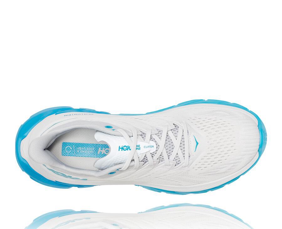 Hoka One One Tenisky Panske Biele/Modre - Clifton Edge - 25389-IRTF